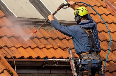 Démoussage et hydrofuge de toiture à Camarade